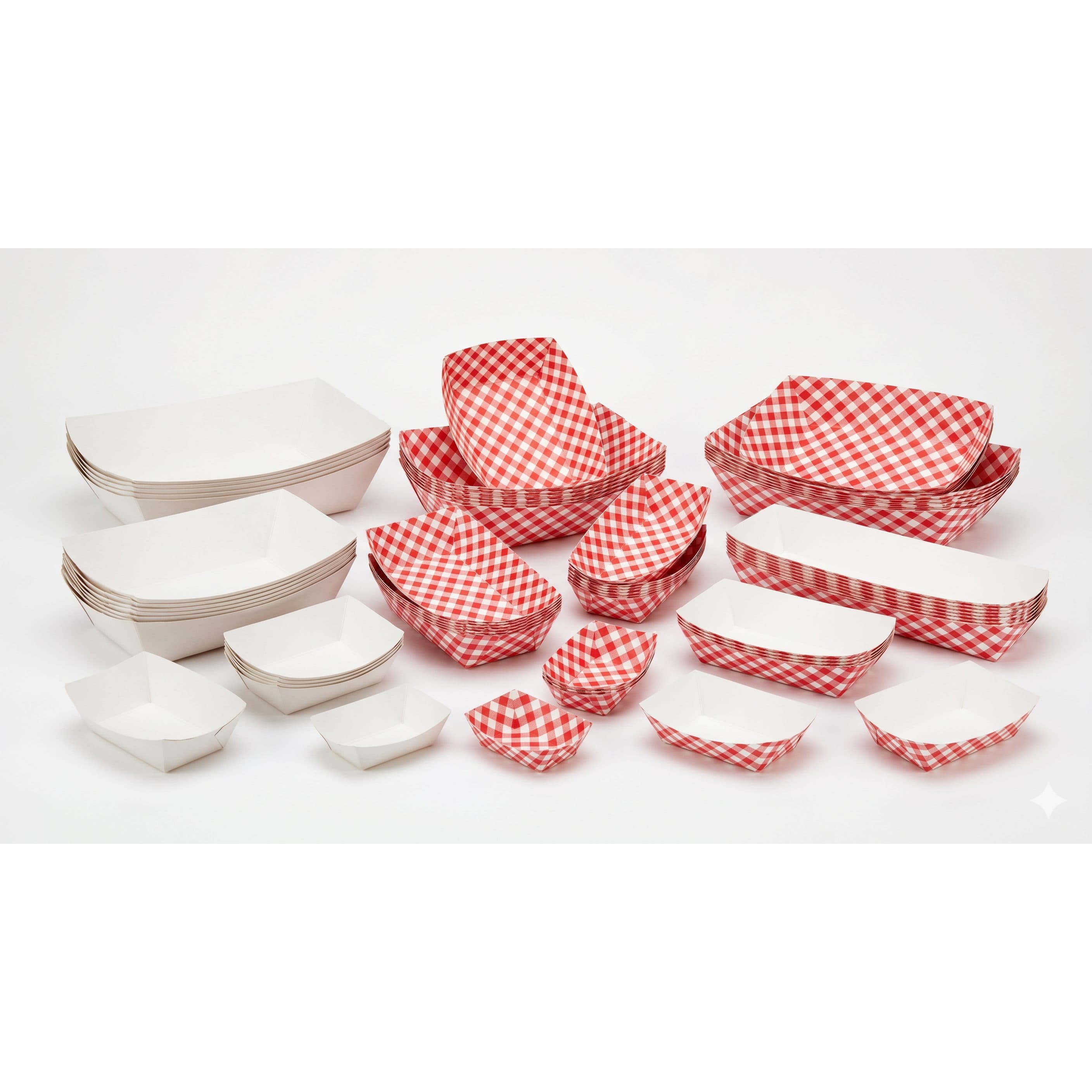 Paper Food Trays — Boats & Hot Dog Trays