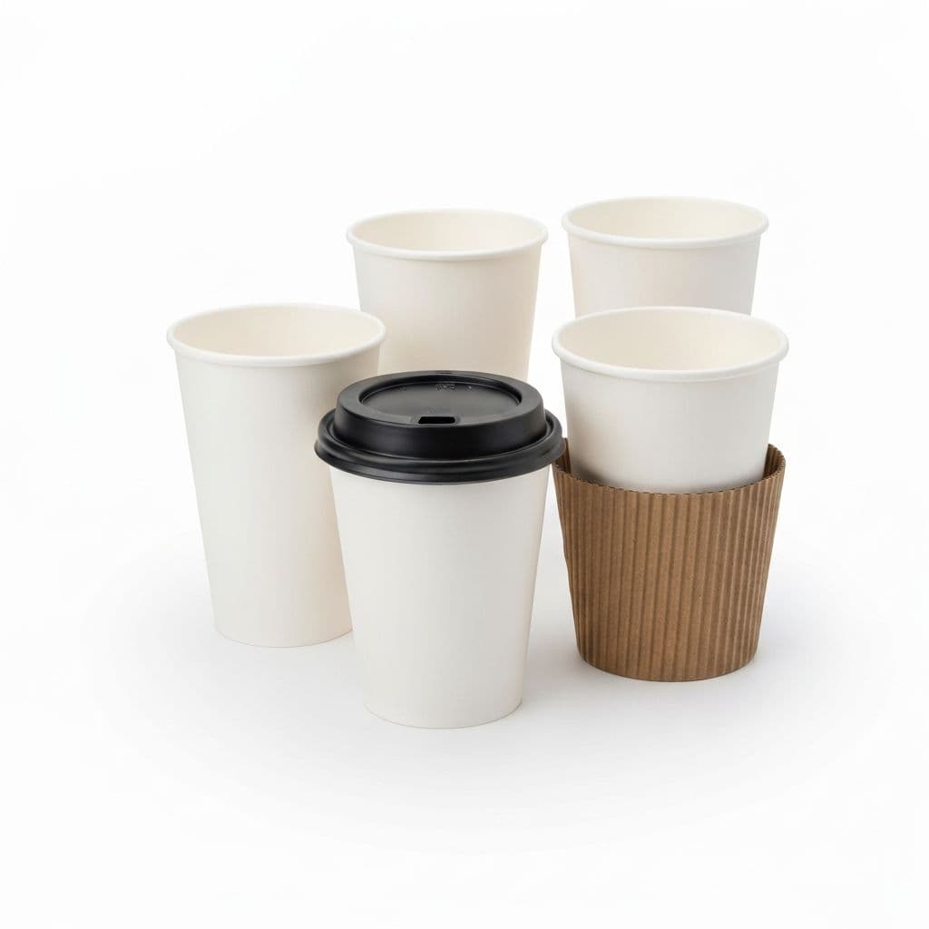 Paper Hot Cups, Lids & Sleeves