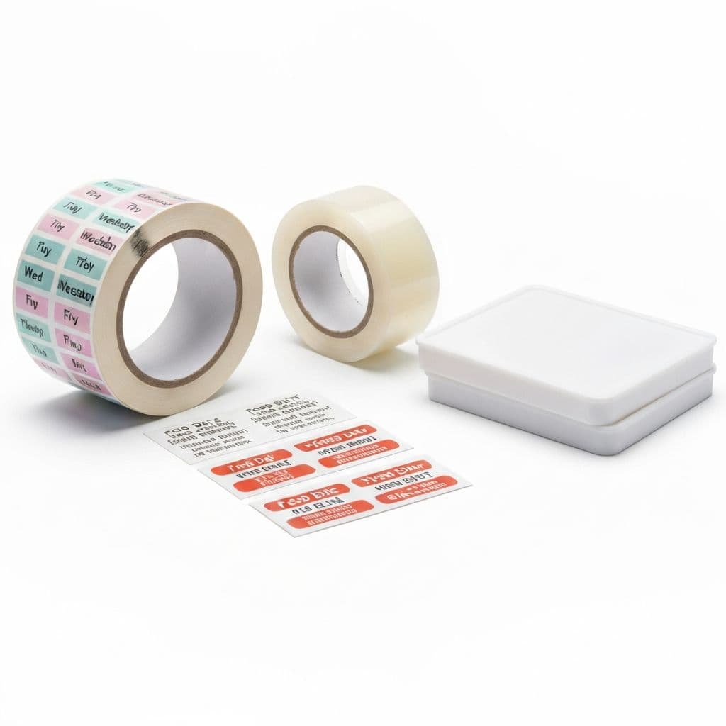 Tape, Labels & Misc — Pizza savers, tape, accessories