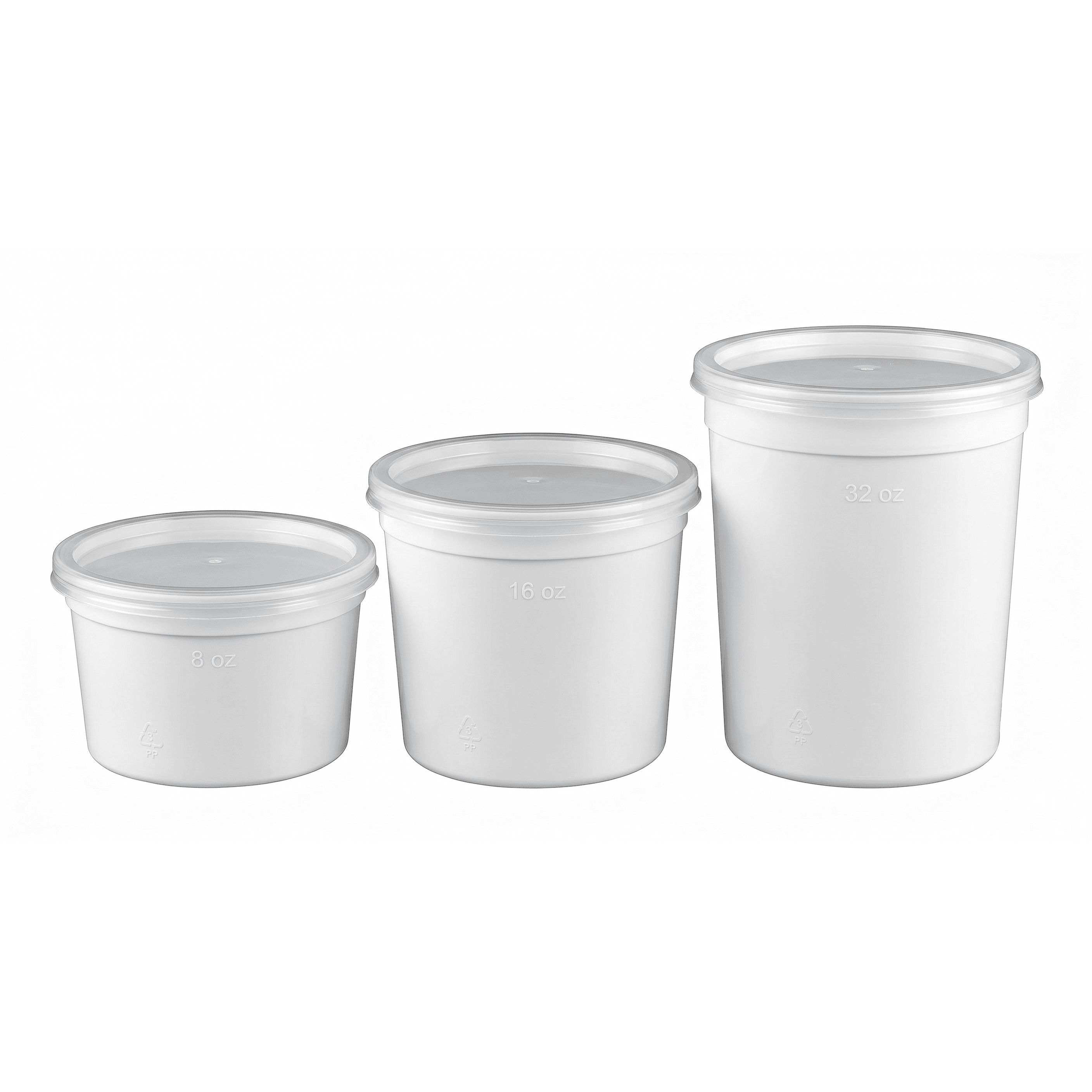 PET Round Deli Containers