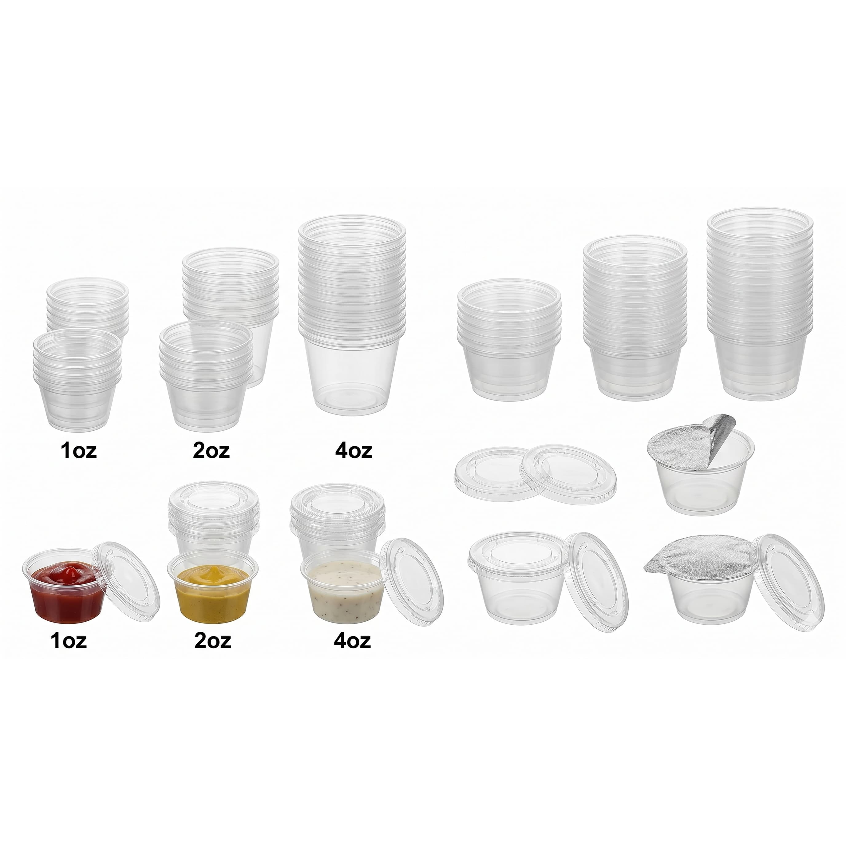 PP Dual-Color Hinged Containers
